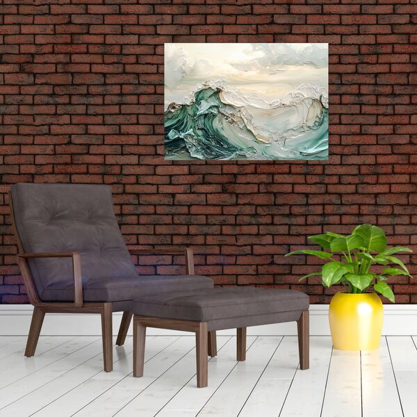 Slika - 3D morska apstrakcija (70x50 cm)