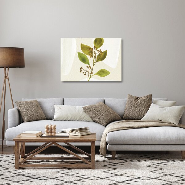 Staklena slika - Akvarel grana N⁰1 (70x50 cm)