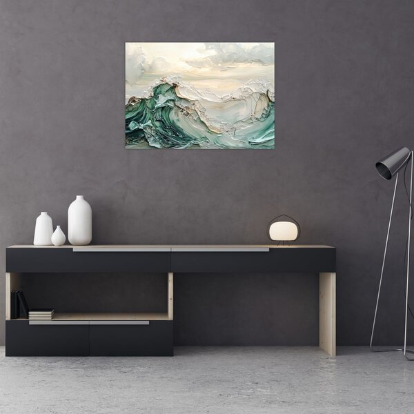 Slika - 3D morska apstrakcija (70x50 cm)