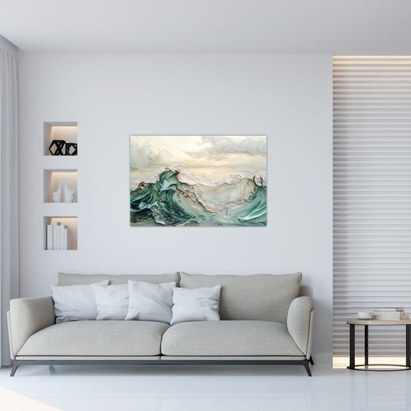Slika - 3D morska apstrakcija (90x60 cm)