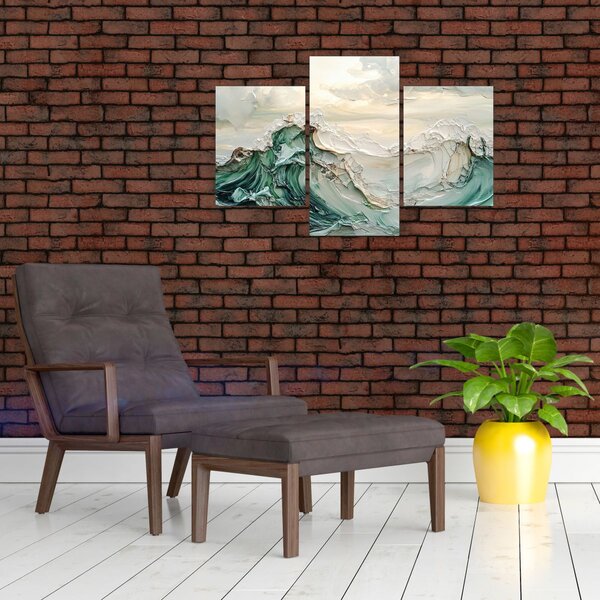 Slika - 3D morska apstrakcija (90x60 cm)