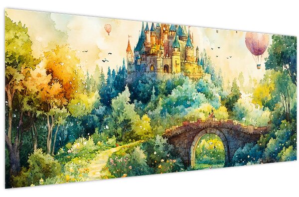 Slika - Bajkoviti dvorac (120x50 cm)
