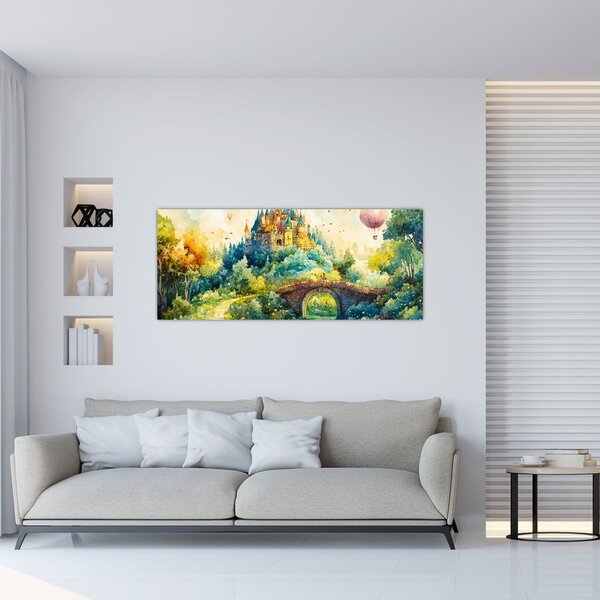 Slika - Bajkoviti dvorac (120x50 cm)