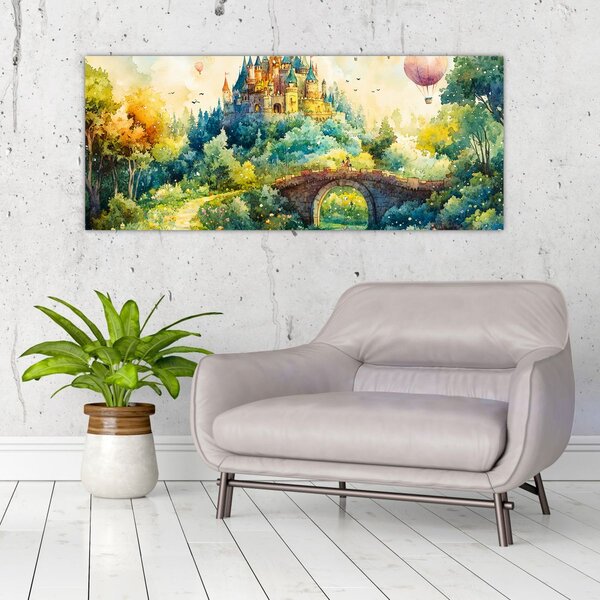 Slika - Bajkoviti dvorac (120x50 cm)