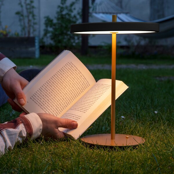 Stolne Lampa UMAGE, Asteria Move, prigušiv, Zlato / mjed, Dnevna soba, Metal, Dizajn