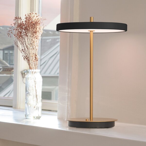 Stolne Lampa UMAGE, Asteria Move, prigušiv, Zlato / mjed, Dnevna soba, Metal, Dizajn
