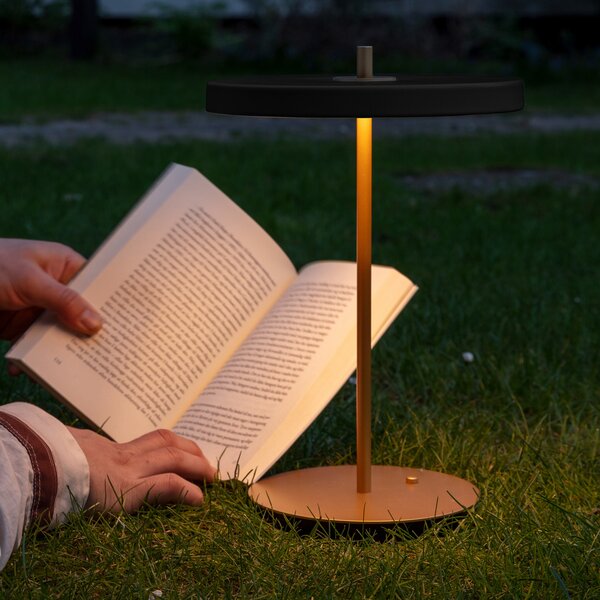 Stolne Lampa UMAGE, Asteria Move, prigušiv, Zlato / mjed, Dnevna soba, Metal, Dizajn