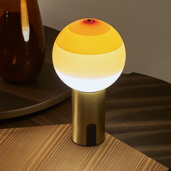 Stolne Lampa MARSET, Dipping Light, prigušiv, Bež, Dnevna soba, Staklo, Dizajn