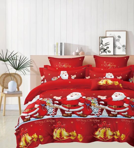 Posteljina od mikrovlakana BELLMERRY crvena Dimenzije posteljine: 70 x 80 cm | 140 x 200 cm