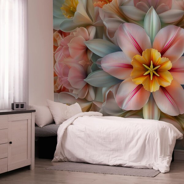 Foto tapeta - Kaleidoskopski cvijet (147x102 cm)