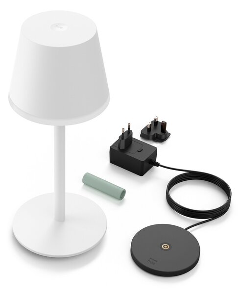 Vanjske Svjetiljka Philips Hue, Hue Go, prigušiv, Bijela, Dnevna soba, Metal, Moderan