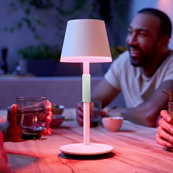 Vanjske Svjetiljka Philips Hue, Hue Go, prigušiv, Bijela, Dnevna soba, Metal, Moderan