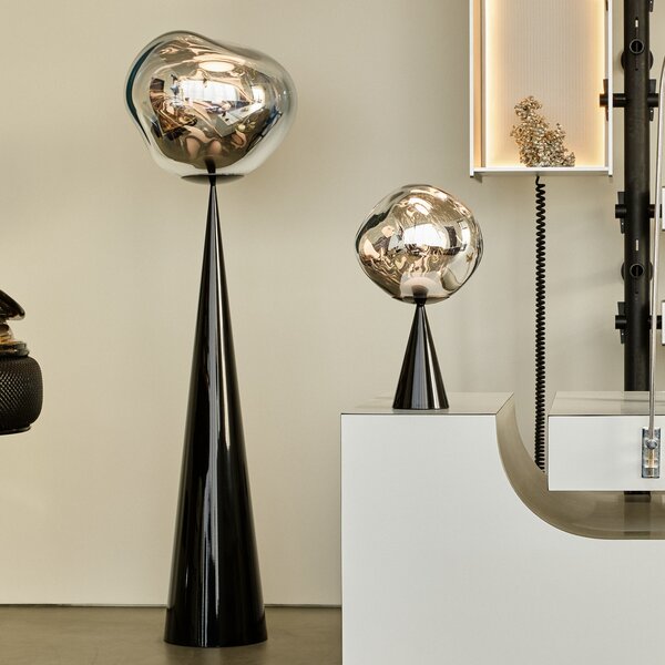 Vanjske Svjetiljka Tom Dixon, Melt, prigušiv, Crno, Spavaća soba, Plastika, Dizajn