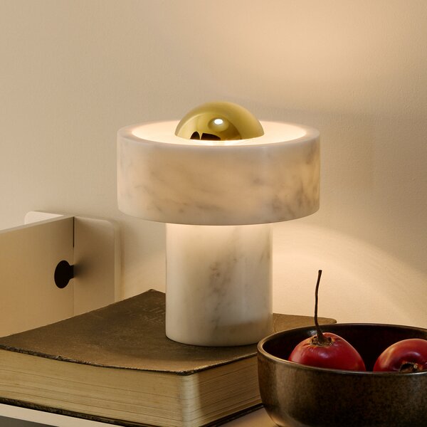 Stolne Lampa Tom Dixon, Stone, prigušiv, Dnevna soba, Mramor, Dizajn