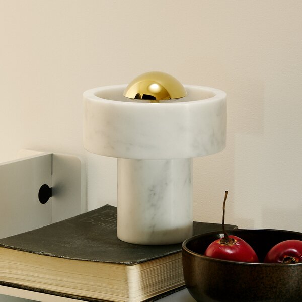 Stolne Lampa Tom Dixon, Stone, prigušiv, Dnevna soba, Mramor, Dizajn