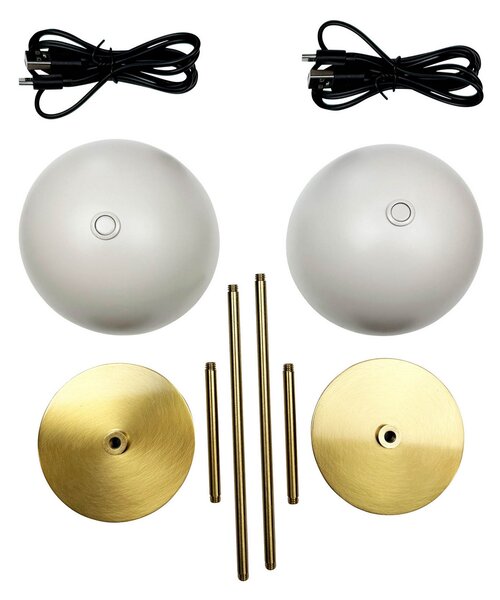 Stolne Lampa Dyberg Larsen, Along, prigušiv, Bež, Dnevna soba, Metal, Skandinavski