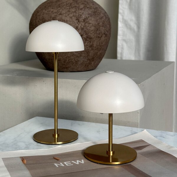Stolne Lampa Dyberg Larsen, Along, prigušiv, Bež, Dnevna soba, Metal, Skandinavski