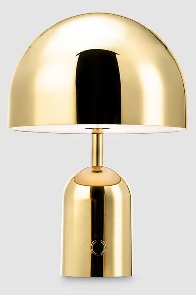 Vanjske Svjetiljka Tom Dixon, BELL PORTABLE, prigušiv, Zlato / mjed, Dnevna soba, Plastika, Dizajn