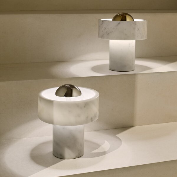 Stolne Lampa Tom Dixon, Stone, prigušiv, Dnevna soba, Mramor, Dizajn
