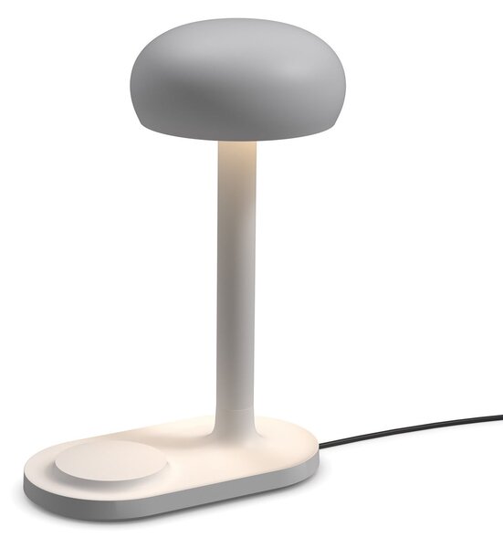 Stolne Lampa PLEASE WAIT to be SEATED, Emendo, prigušiv, Sivo, Dnevna soba, Aluminij, Moderan