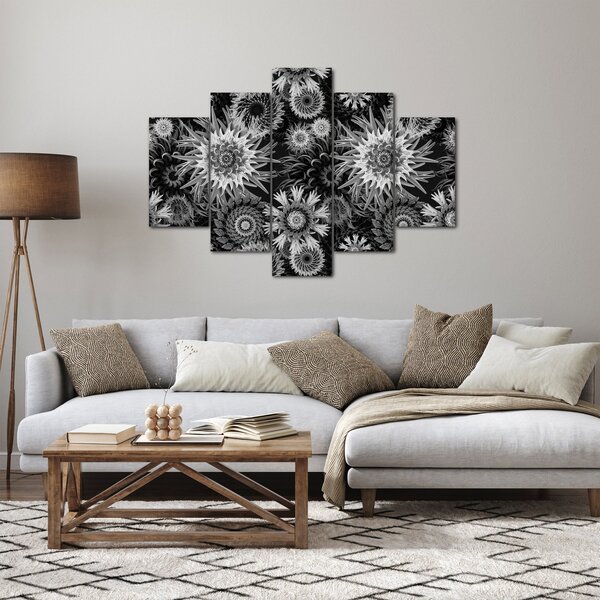 Slika - Crni i bijeli čičak (150x105 cm)