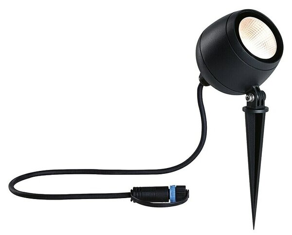 Paulmann Plug & Shine Vrtna LED spot svjetiljka Kikolo (7,2 W, IP65, Topla bijela, Antracit, Kut svjetlosnog snopa: 20 °)