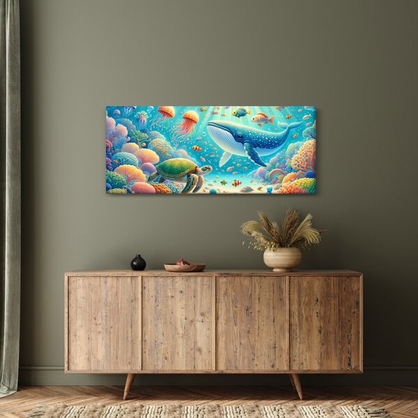 Slika - Svijet ispod površine (120x50 cm)