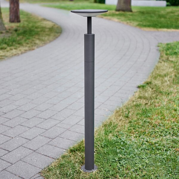 Vanjske Svjetiljka Lucande, Fenia, Crno, Terasa, Aluminij, Moderan