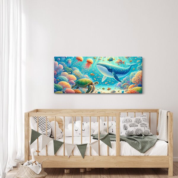 Slika - Svijet ispod površine (120x50 cm)