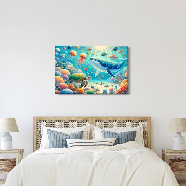 Slika - Svijet ispod površine (90x60 cm)