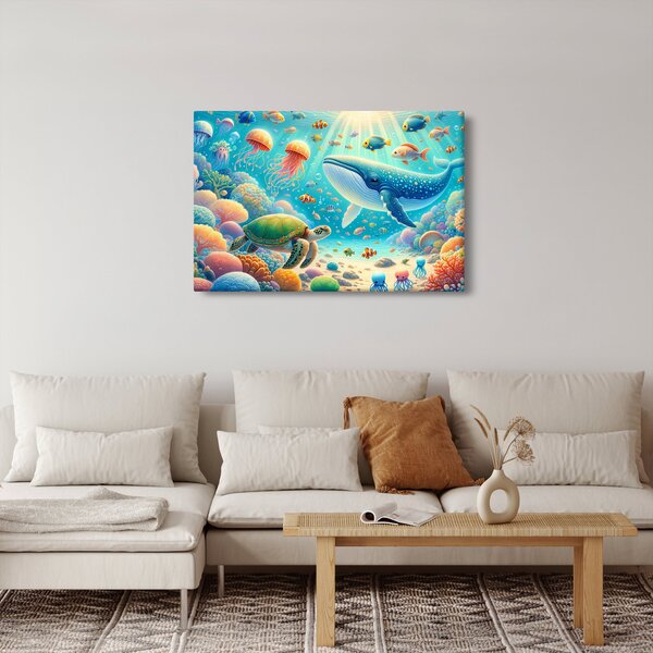 Slika - Svijet ispod površine (90x60 cm)