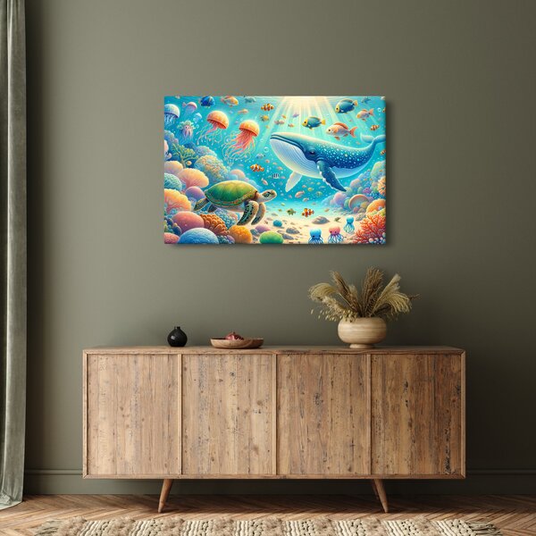 Slika - Svijet ispod površine (90x60 cm)