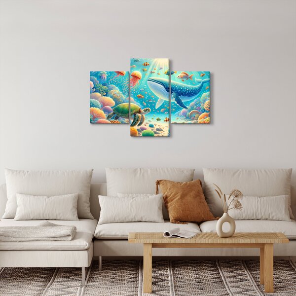 Slika - Svijet ispod površine (90x60 cm)
