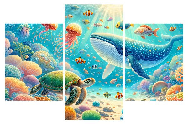 Slika - Svijet ispod površine (90x60 cm)