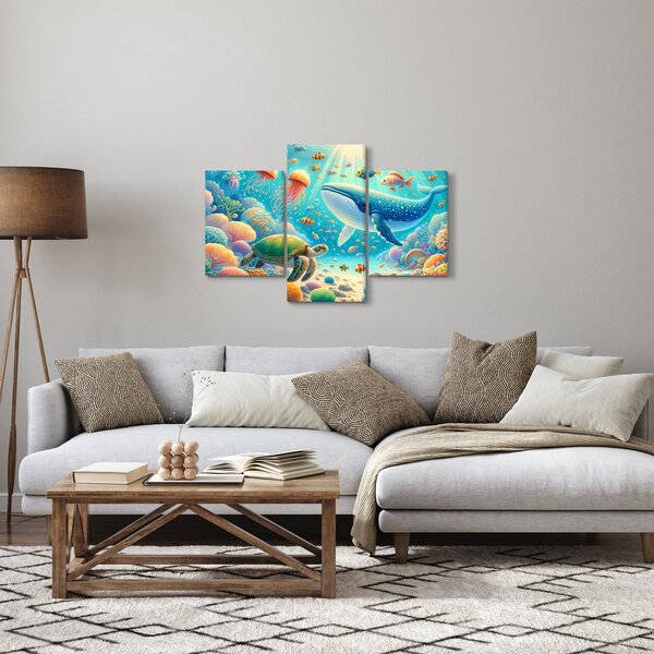Slika - Svijet ispod površine (90x60 cm)