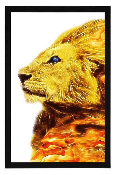 Plakat vatreni lav