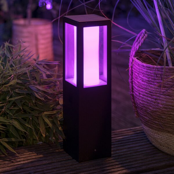 Vanjske Svjetiljka Philips Hue, Impress, prigušiv, Crno, Metal, Moderan