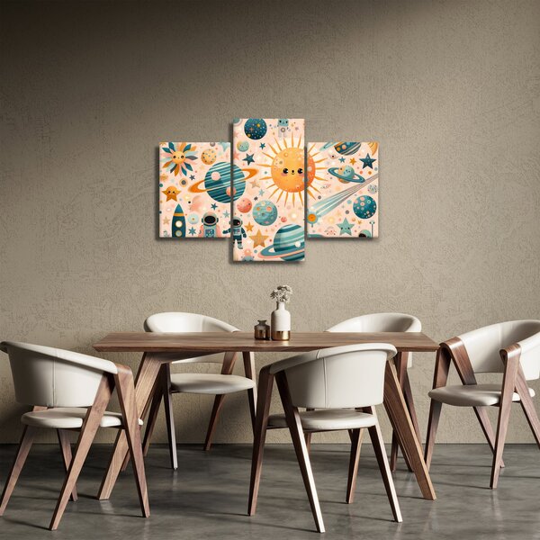 Slika - Dijelovi svemira (90x60 cm)