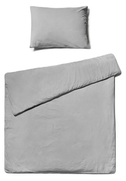Pamučna posteljina CALMORA svijetlo siva Dimenzije posteljine: 2 kom 70 x 90 cm | 160 x 220 cm