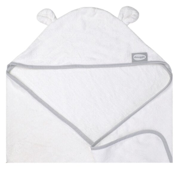 Shnuggle ručnik za bebe i roditelje - White