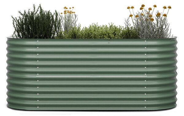 Blumfeldt High Grow, podignuti krevet, 200 x 80 x 100 cm, izrađen od valovitog čeličnog lima, jednostavan za sastavljanje, otporan na hrđu i mraz