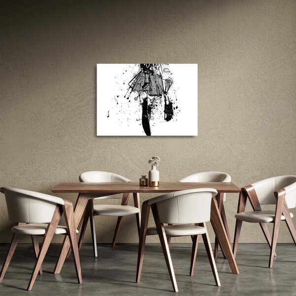 Staklena slika - Modna revija (70x50 cm)