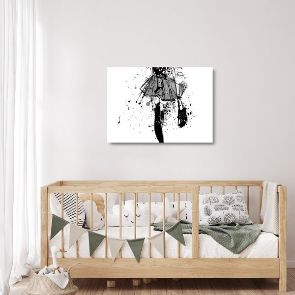 Staklena slika - Modna revija (70x50 cm)