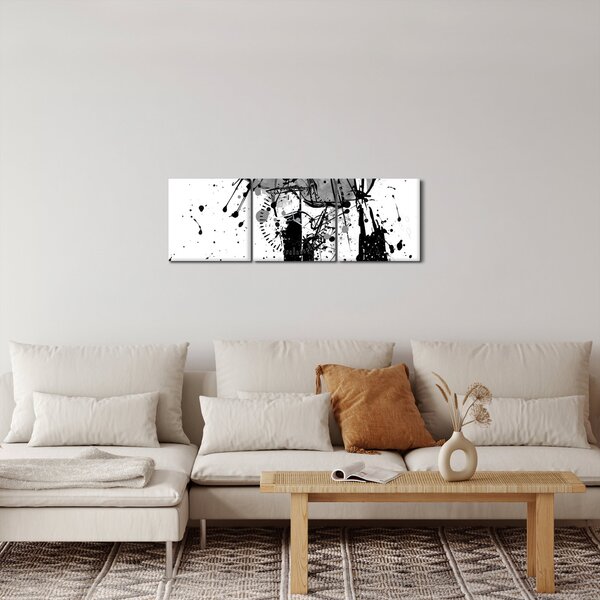 Slika - Modna revija (sa satom) (90x30 cm)
