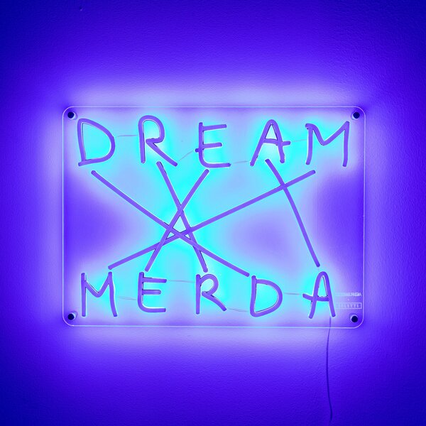 Stolne Lampa SELETTI, Dream-Merda, prigušiv, Plava, Dnevna soba, Plastika, Dizajn