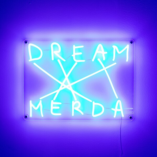 Stolne Lampa SELETTI, Dream-Merda, prigušiv, Plava, Dnevna soba, Plastika, Dizajn