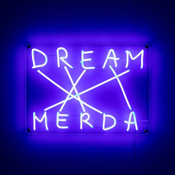 Stolne Lampa SELETTI, Dream-Merda, prigušiv, Plava, Dnevna soba, Plastika, Dizajn