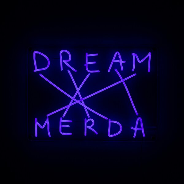 Stolne Lampa SELETTI, Dream-Merda, prigušiv, Plava, Dnevna soba, Plastika, Dizajn