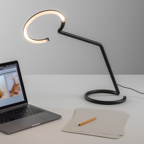 Stolne Lampa Artemide, Vine Light Table, Crno, Dnevna soba, Metal, Dizajn
