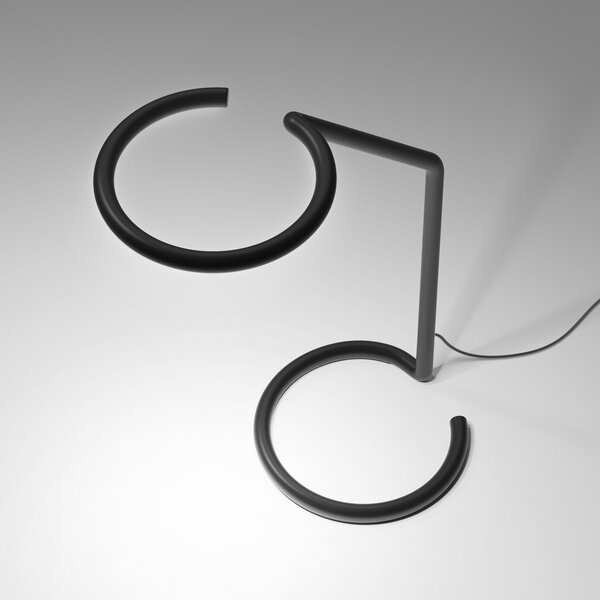Stolne Lampa Artemide, Vine Light Table, Crno, Dnevna soba, Metal, Dizajn